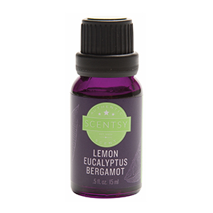 Scentsy Lemon Eucalyptus Bergamot Natural Oil
