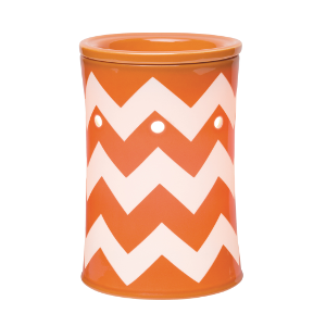 Orange Chevron Scentsy Warmer
