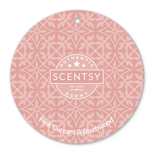 Pink Currant & Birchwood Scent Circle