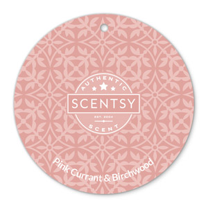 Pink Currant and Birchwood Scent Circle