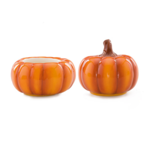 Harvest Pumpkins - DISH AND LID