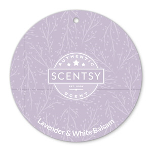 Lavender & White Balsam Scent Circle