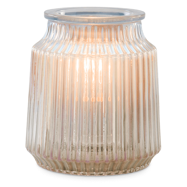 Fluted Gray Scentsy Warmer
