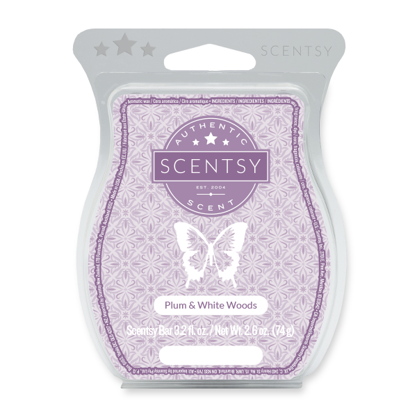 Plum & White Woods Scentsy Bar