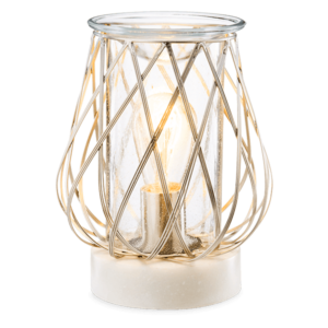Diamond Weave Silver Scentsy Warmer