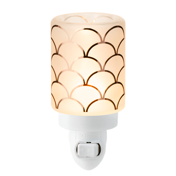 Golden Scallops Mini Scentsy Warmer
