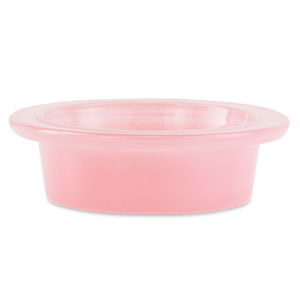Medium Pink Glass Dish