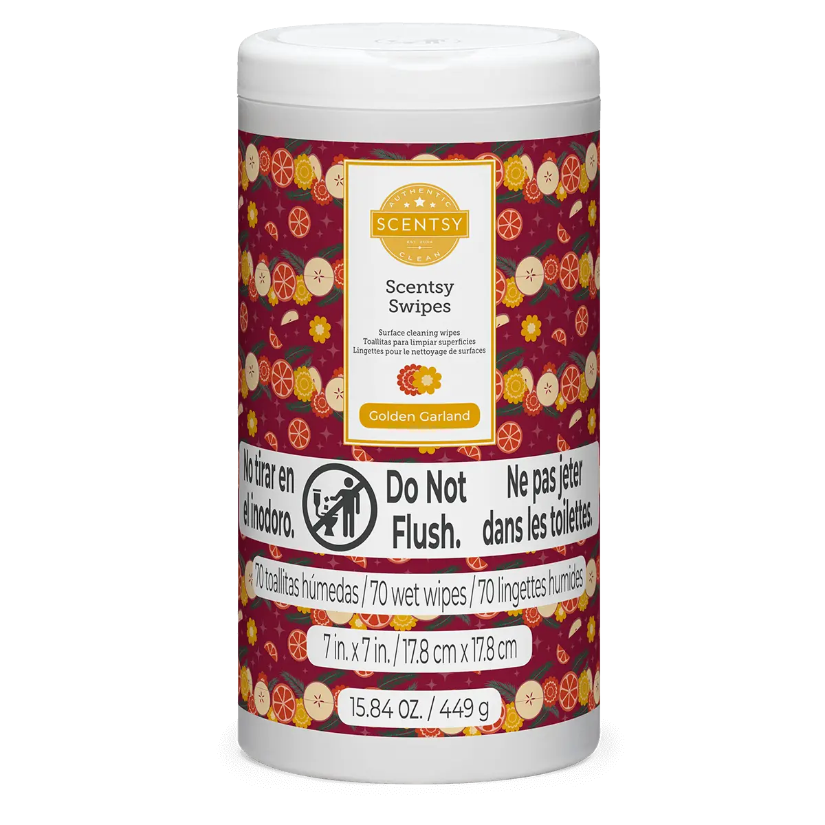 Golden Garland Scentsy Swipes