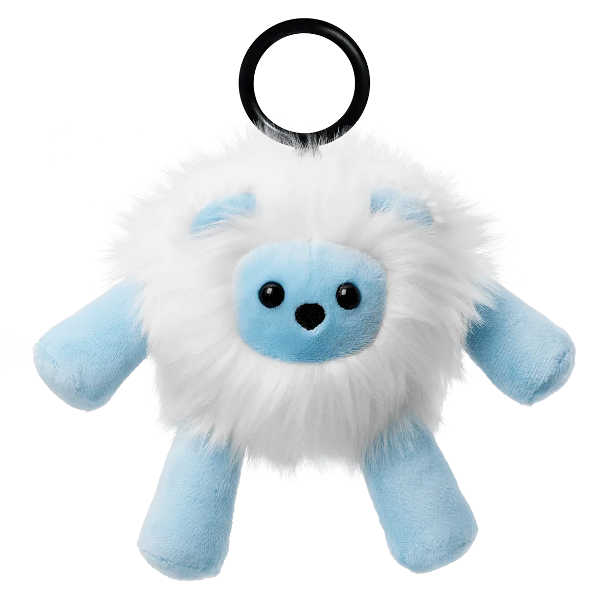 Yuri the Yeti Buddy Clip in Polar Bear Hug