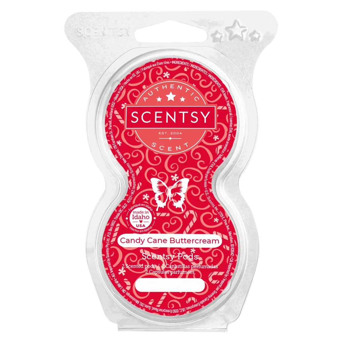 Candy Cane Buttercream Scentsy Pod Twin Pack