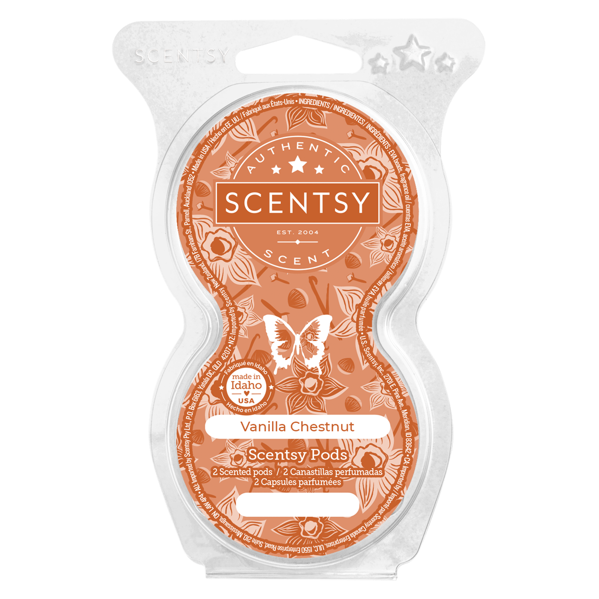 Vanilla Chestnut Scentsy Pod Twin Pack