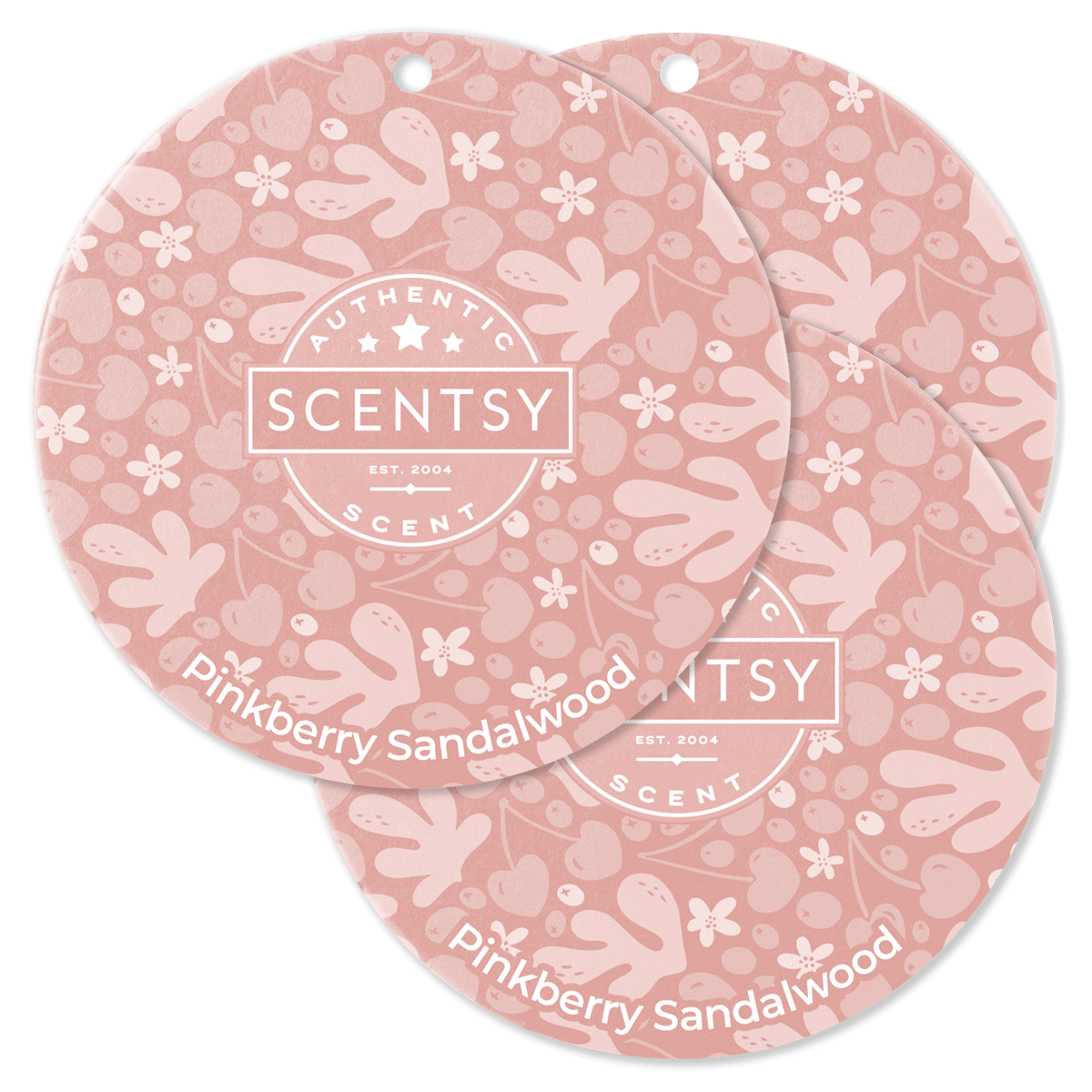 Pinkberry Sandalwood Scent Circle 3-Pack