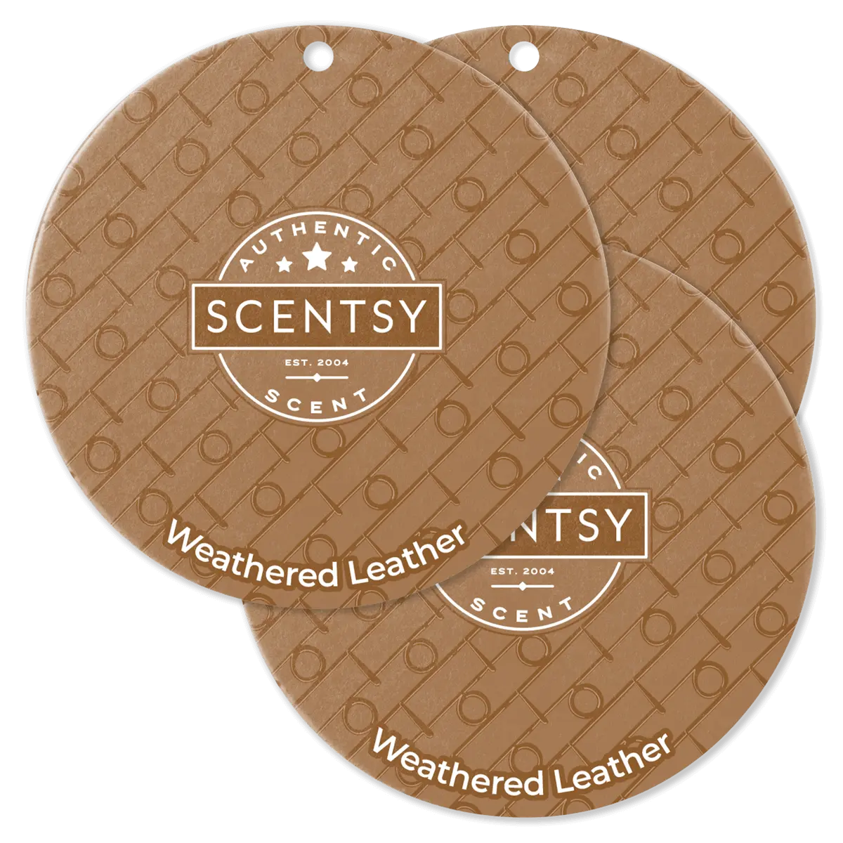 Weathered Leather Scent Circle 3-Pack