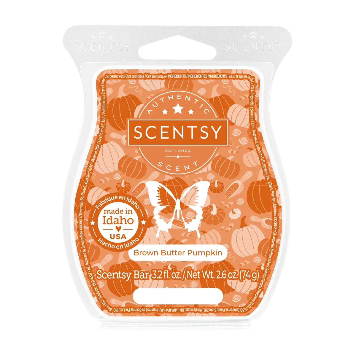 Brown Butter Pumpkin Scentsy Bar