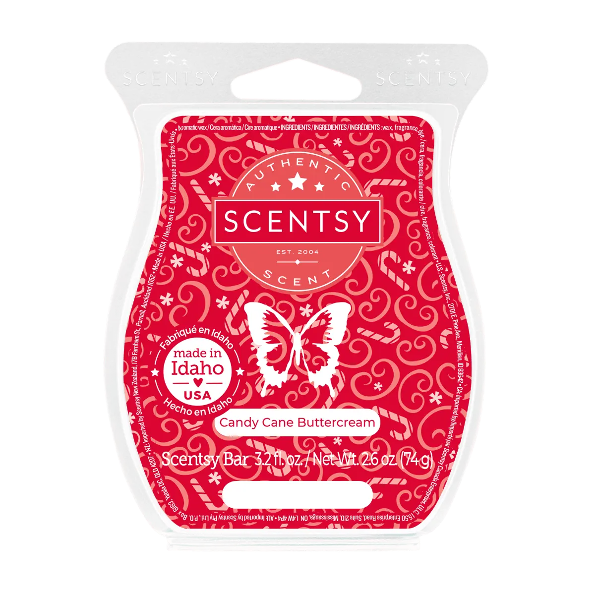 Candy Cane Buttercream Scentsy Bar