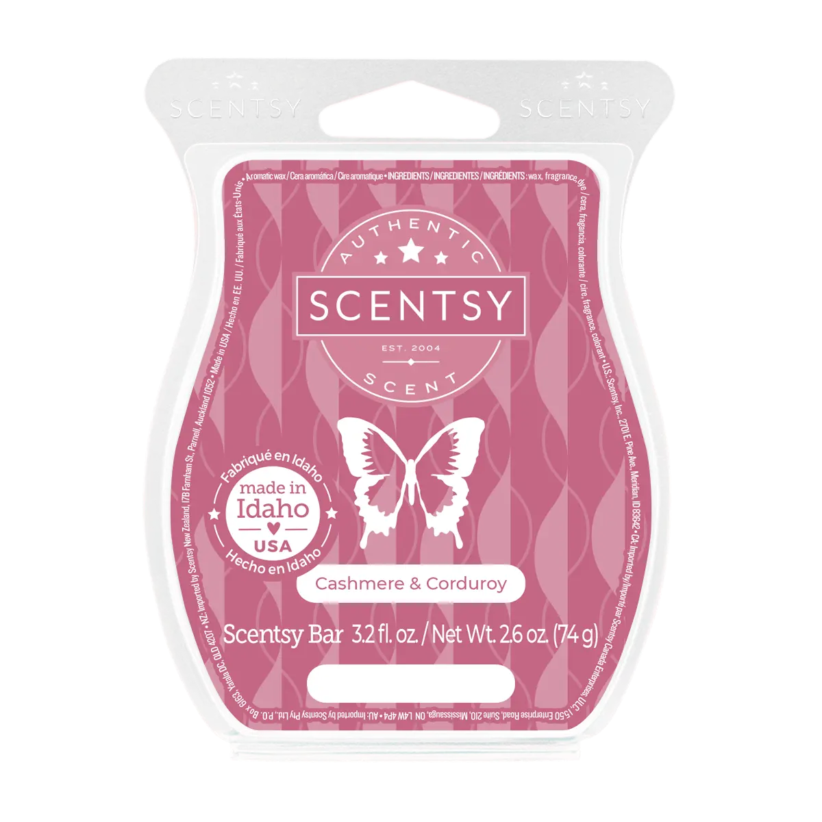 Cashmere & Corduroy Scentsy Bar