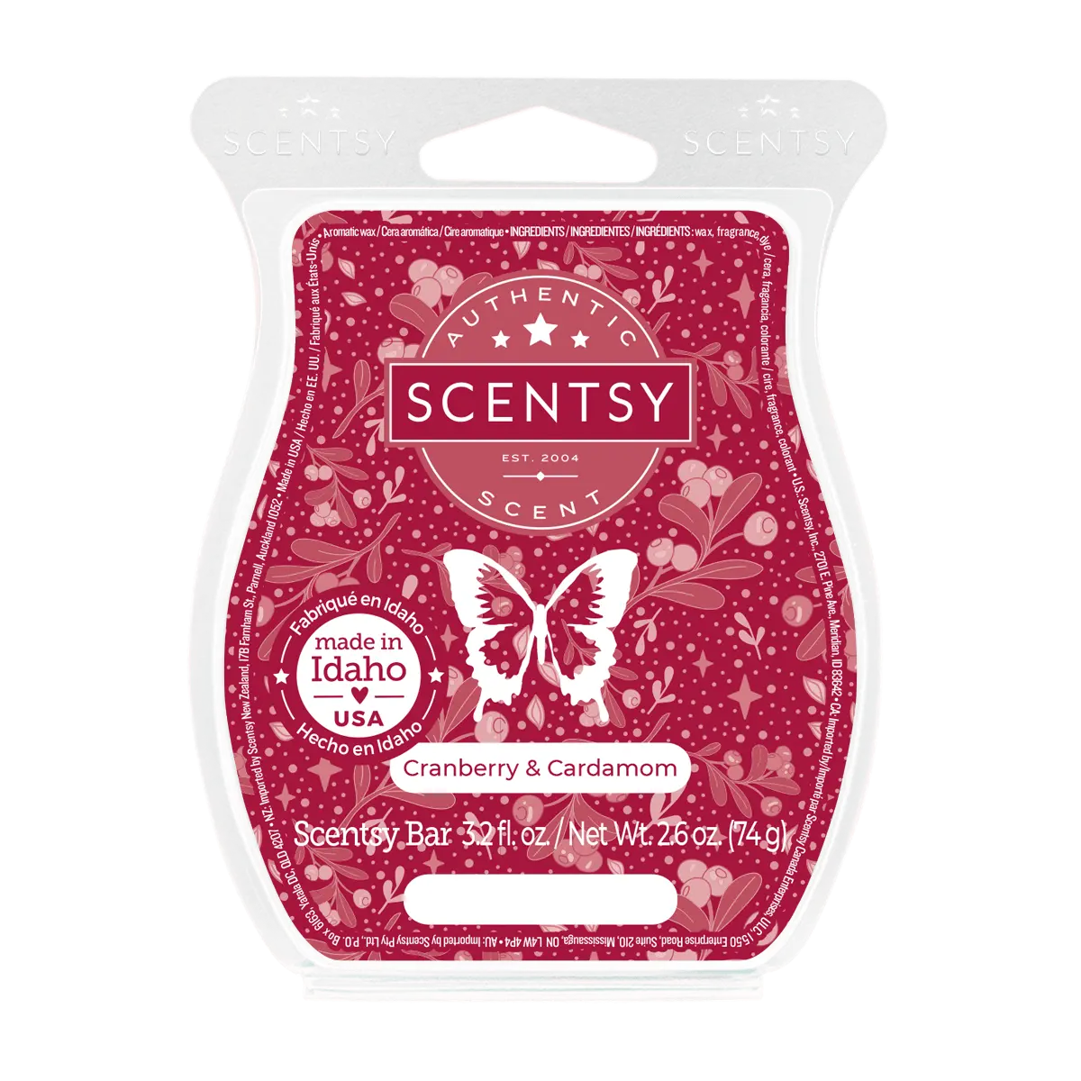 Cranberry & Cardamom Scentsy Bar