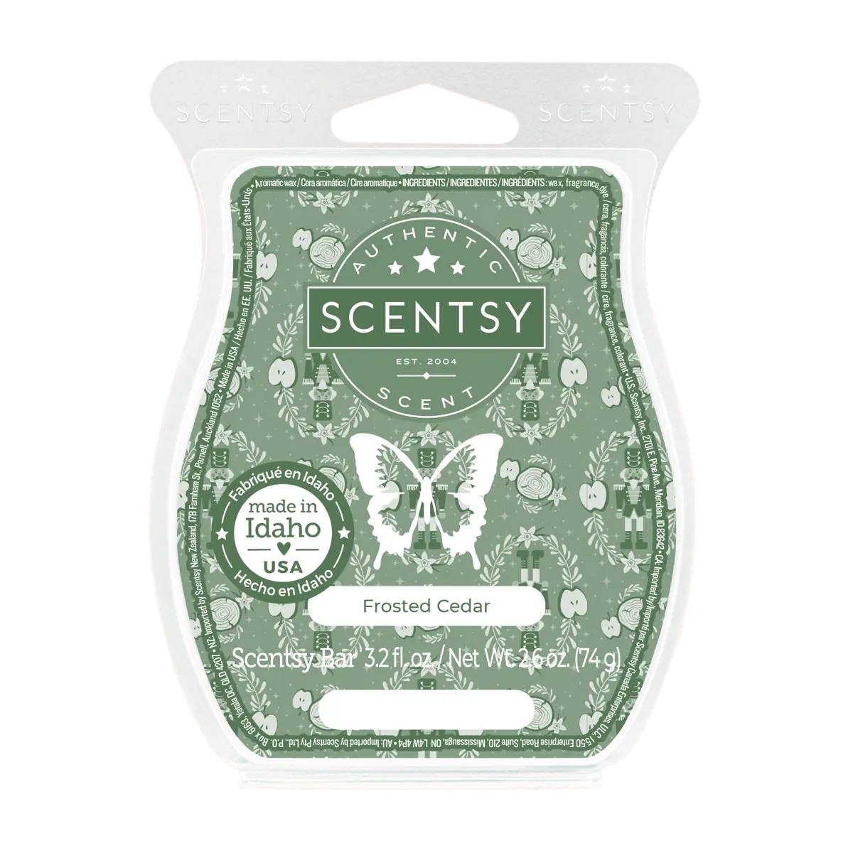 Frosted Cedar Scentsy Bar