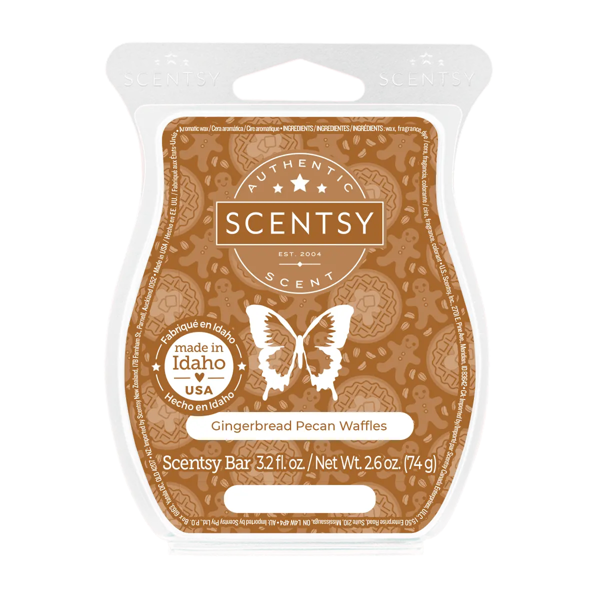 Gingerbread Pecan Waffles Scentsy Bar