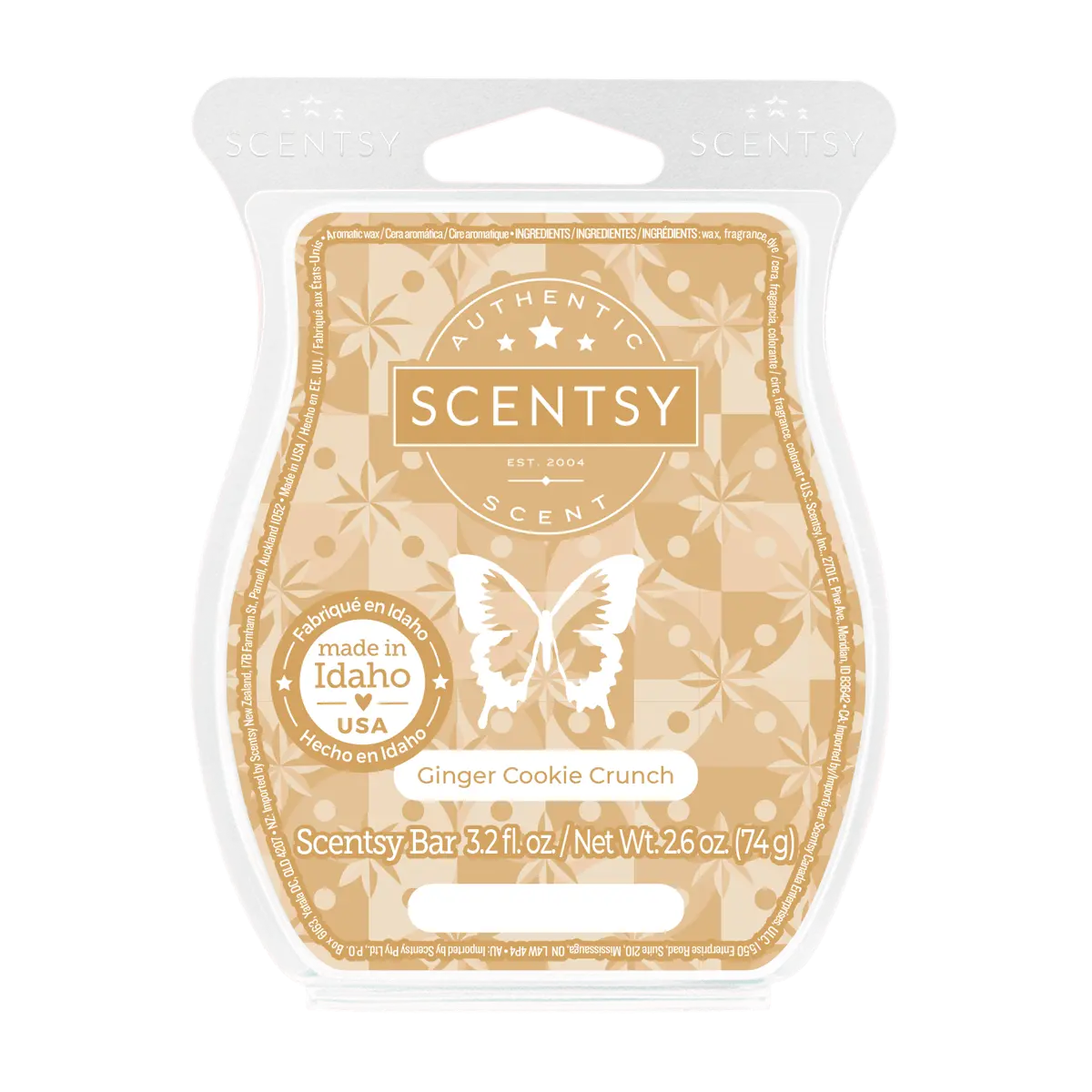 Ginger Cookie Crunch Scentsy Bar