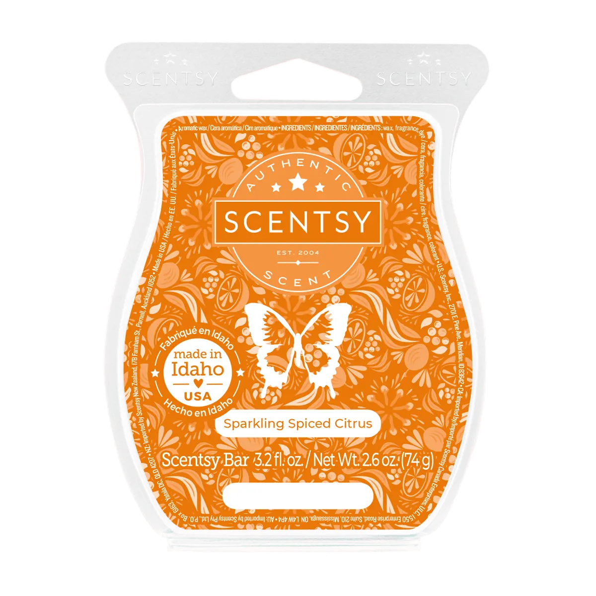 Sparkling Spiced Citrus Scentsy Bar