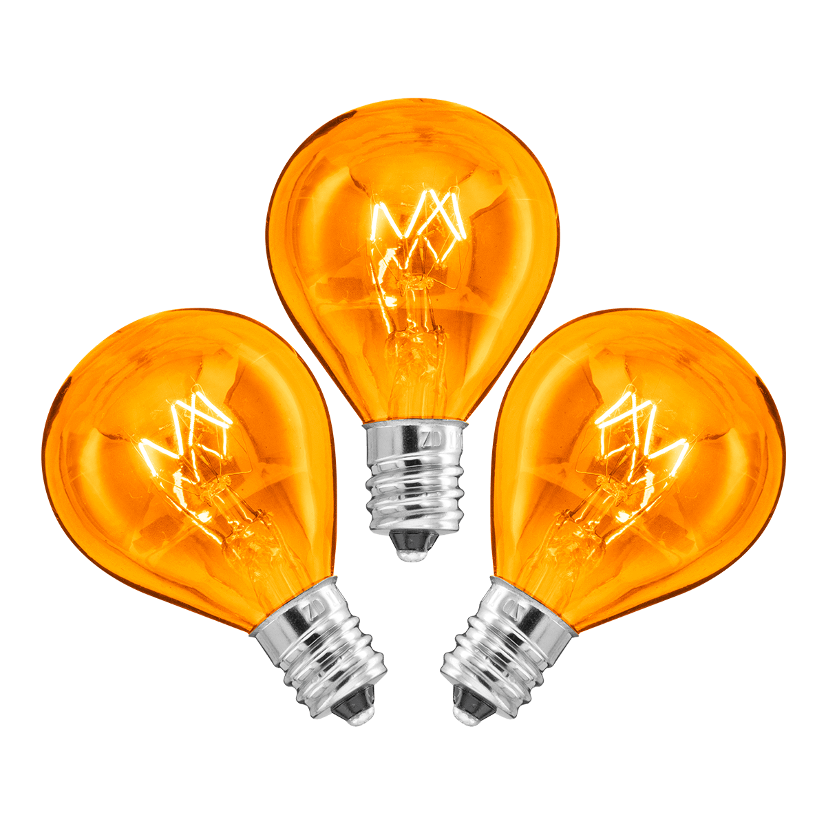 20-Watt Light Bulb - 3 Pack - Orange