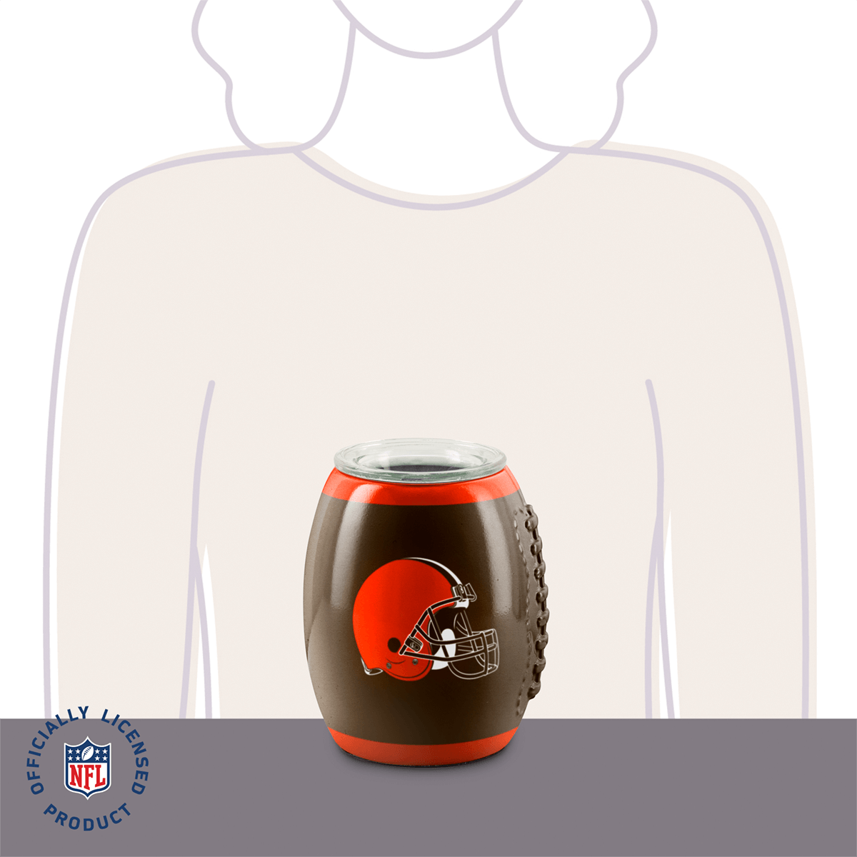 NFL Collection: Cleveland Browns – Scentsy Warmer - Image 8