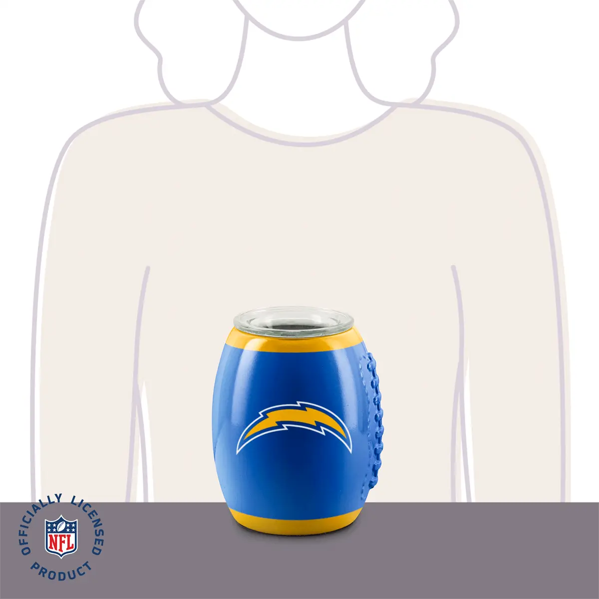 NFL Collection: Los Angeles Chargers – Scentsy Warmer - Image 8
