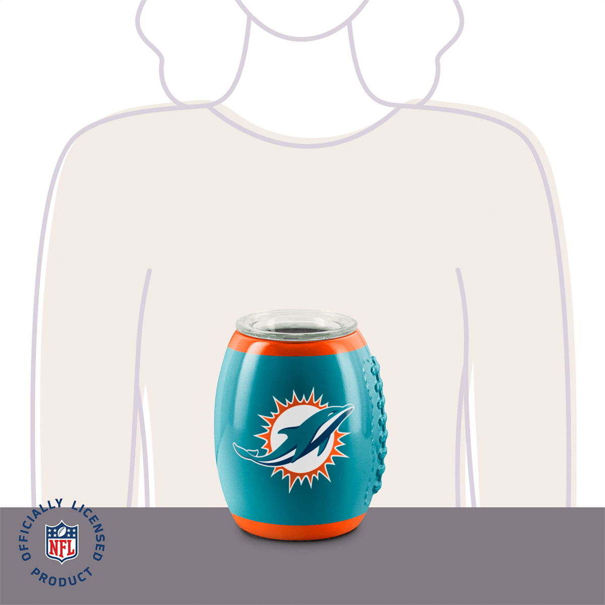 NFL Collection: Miami Dolphins – Scentsy Warmer - Image 8
