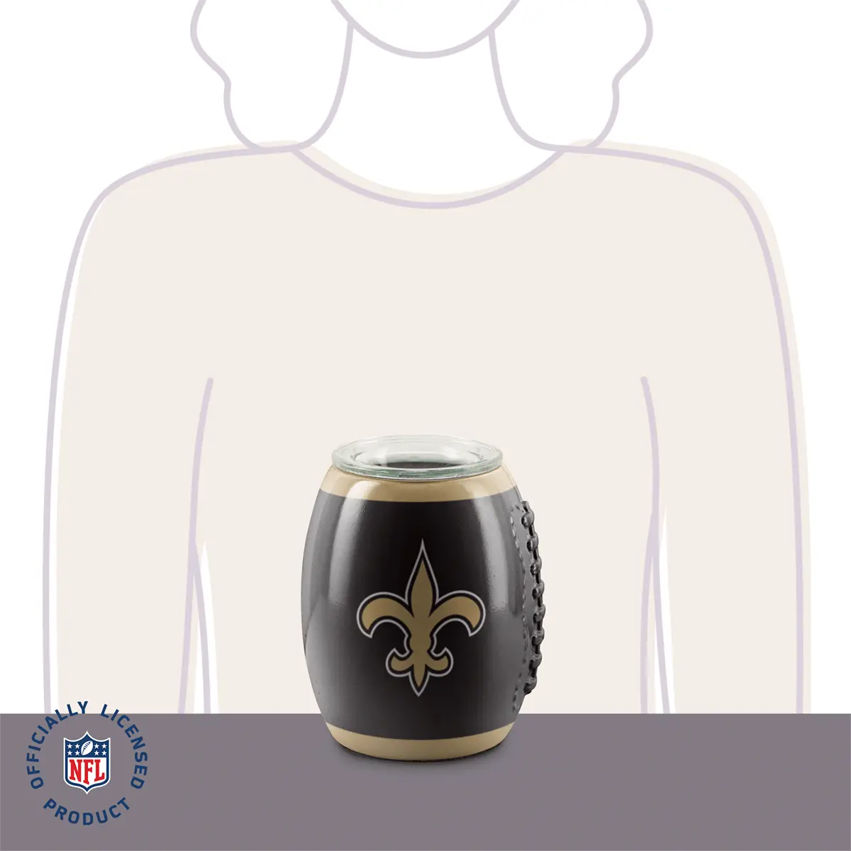 NFL Collection: New Orleans Saints – Scentsy Warmer - Image 8