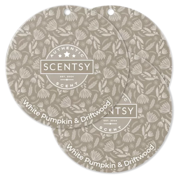 White Pumpkin & Driftwood Scent Circle 3-Pack