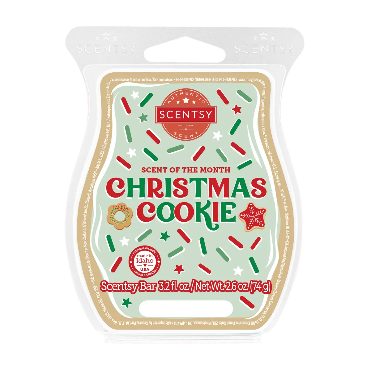 Christmas Cookie Scentsy Bar