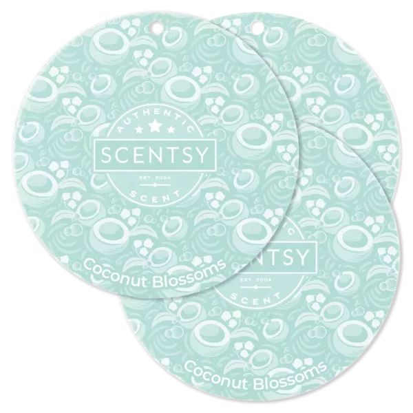 Coconut Blossoms Scent Circle 3-Pack