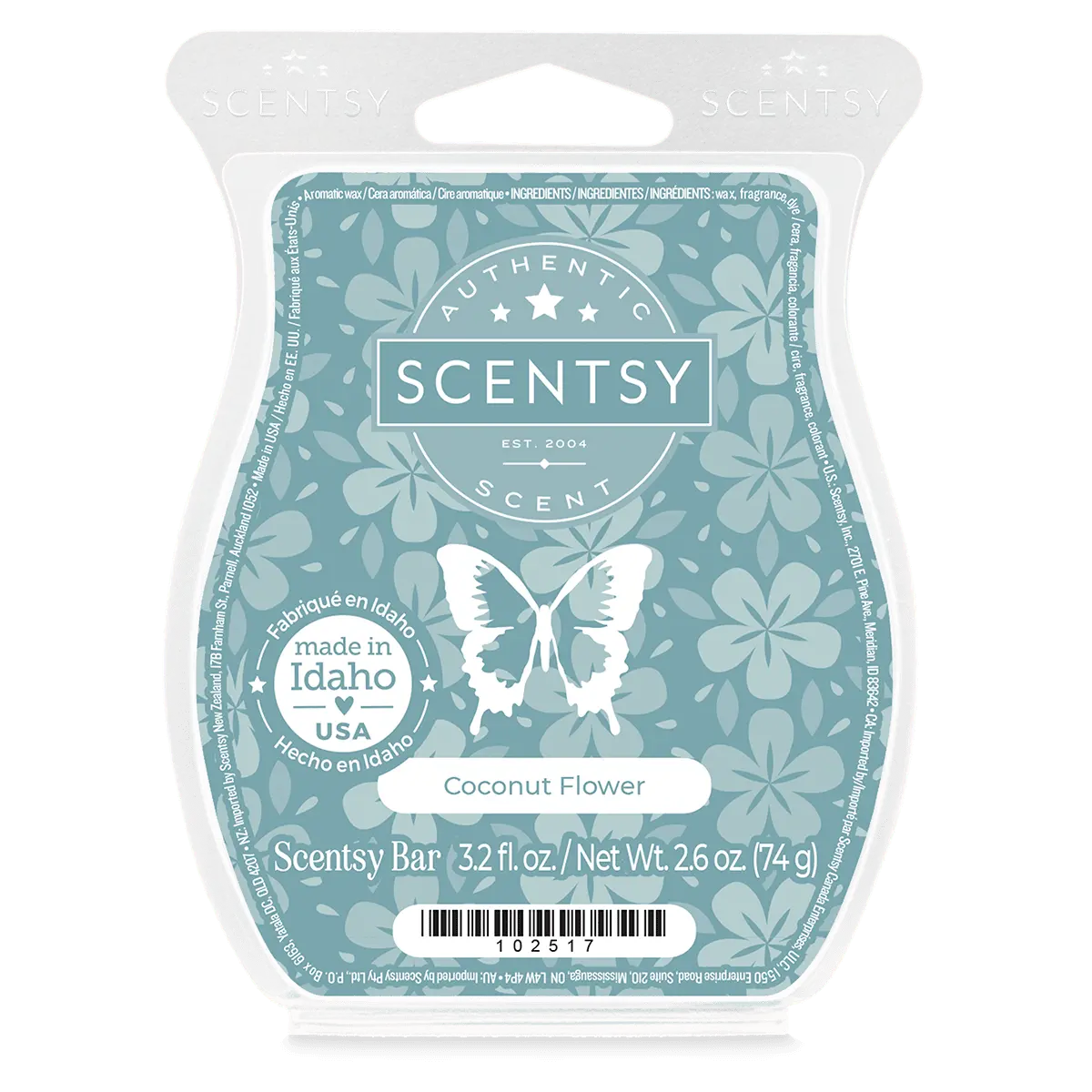 Coconut Flower Scentsy Bar