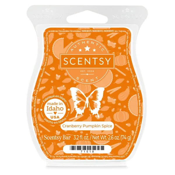 Cranberry Pumpkin Spice Scentsy Bar