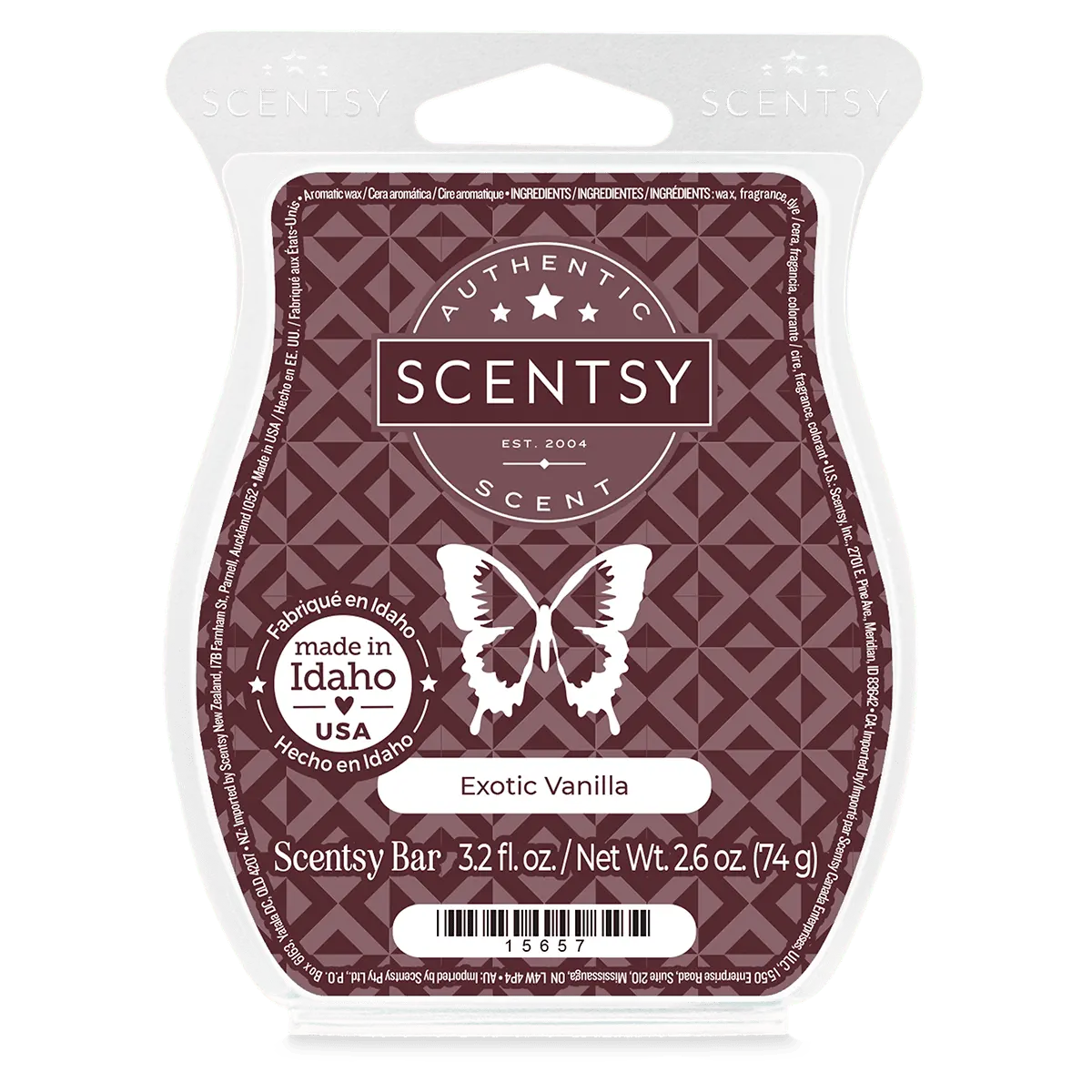 Exotic Vanilla Scentsy Bar