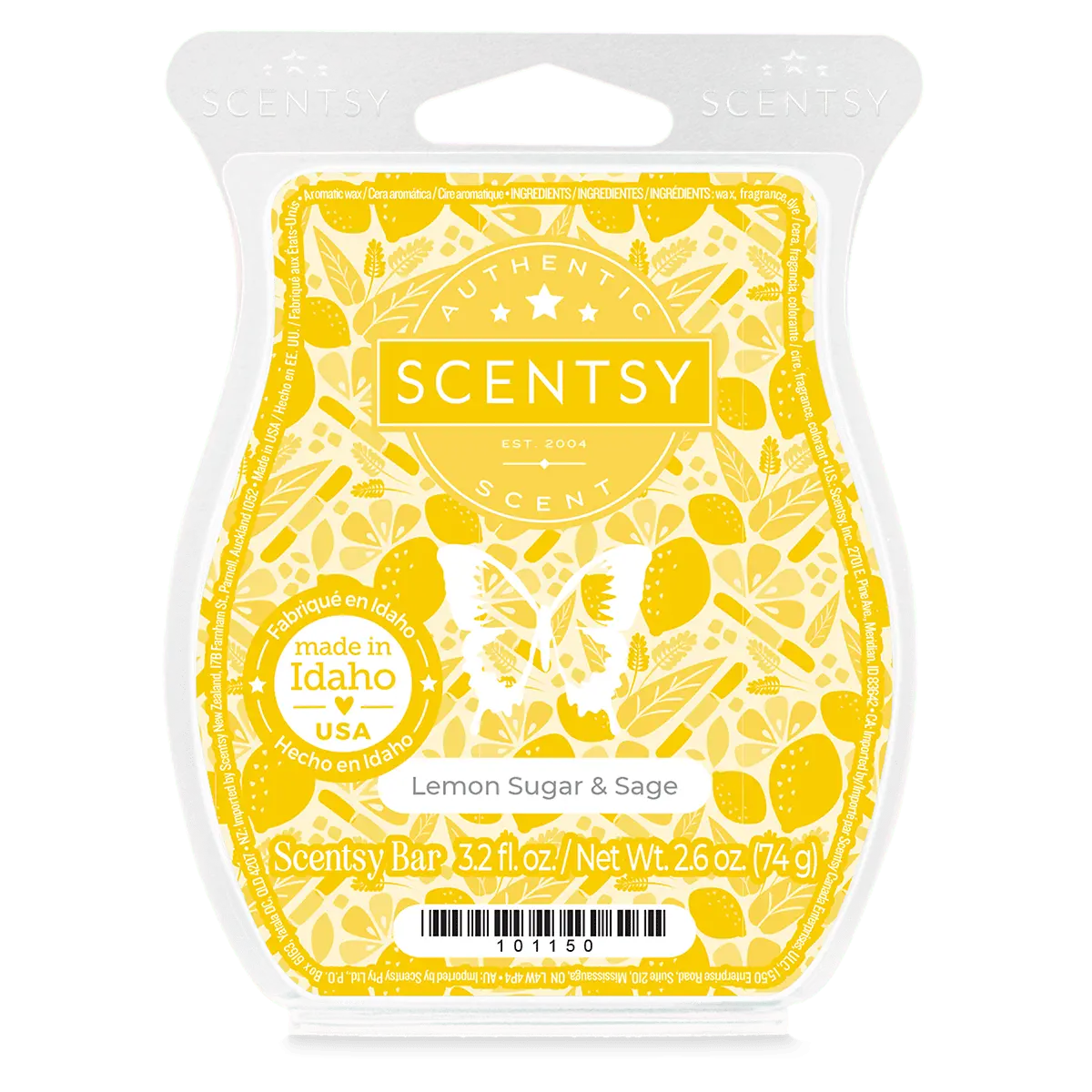 Lemon Sugar & Sage Scentsy Bar