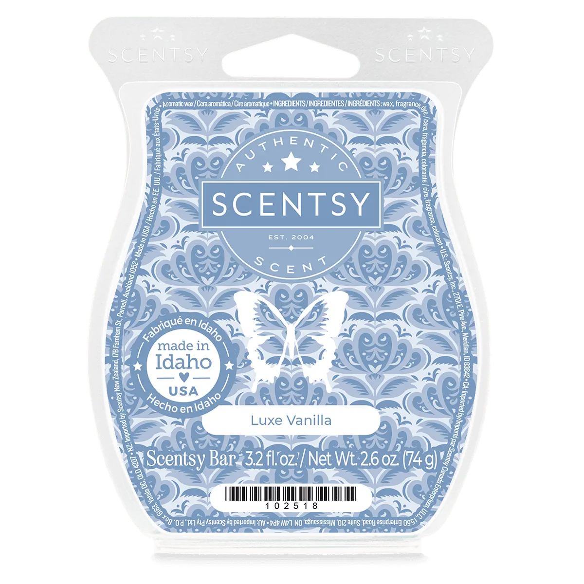 Luxe Vanilla Scentsy Bar