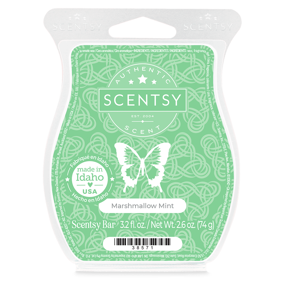 Marshmallow Mint Scentsy Bar