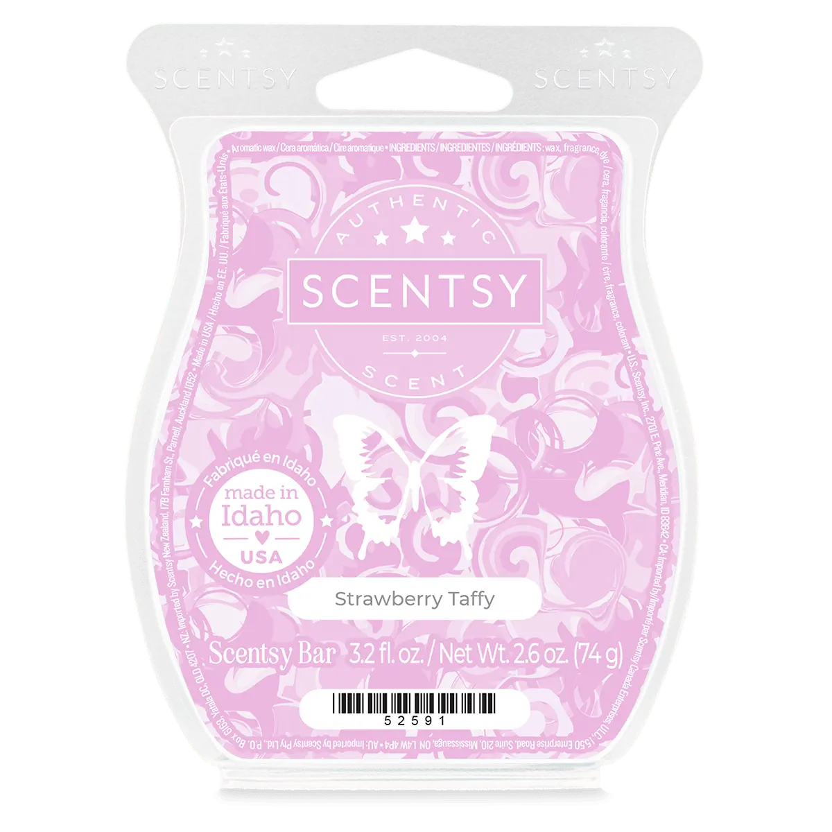 Strawberry Taffy Scentsy Bar