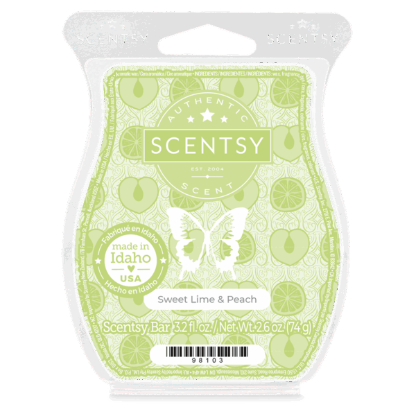 Sweet Lime & Peach Scentsy Bar
