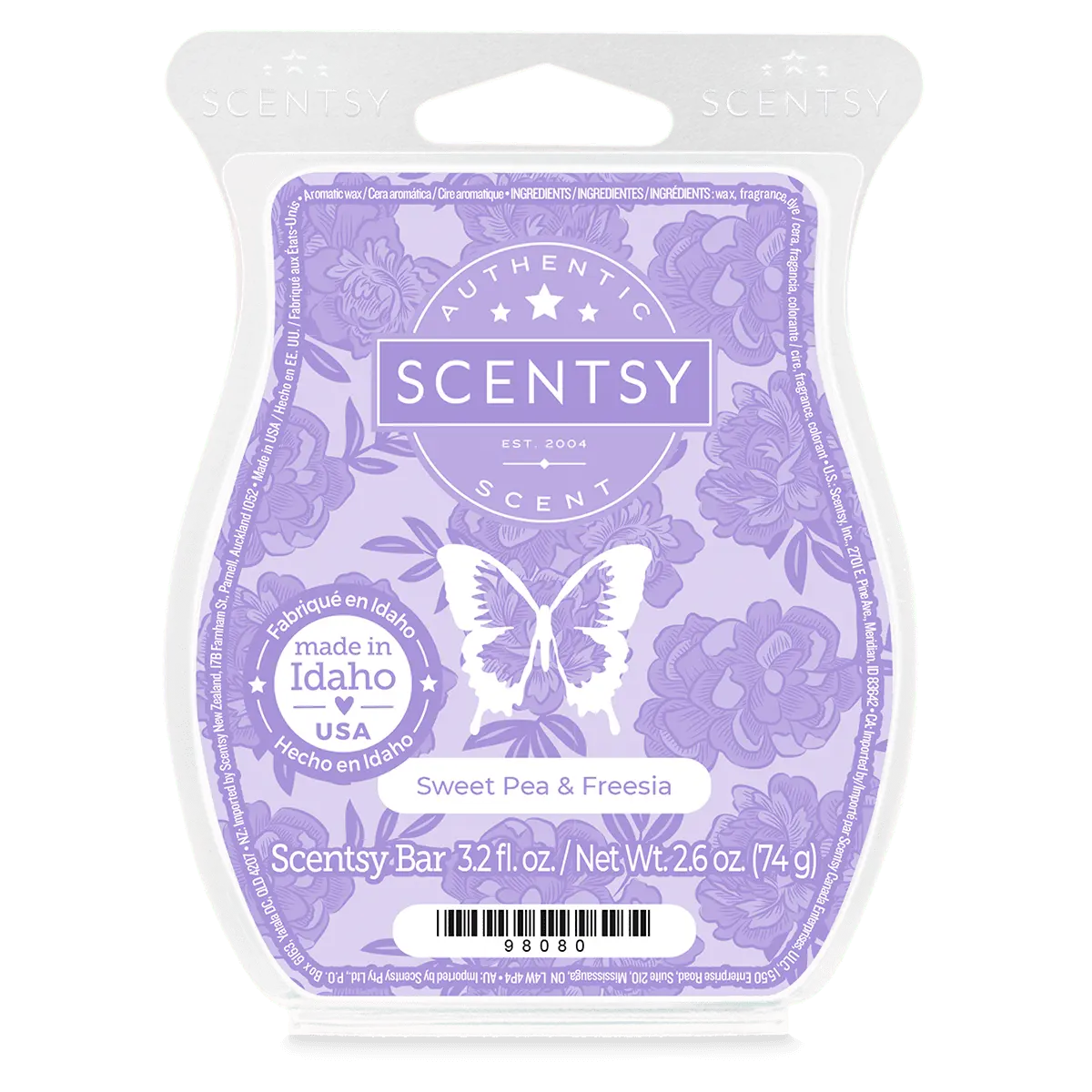 Sweet Pea & Freesia Scentsy Bar