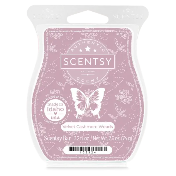 Velvet Cashmere Woods Scentsy Bar