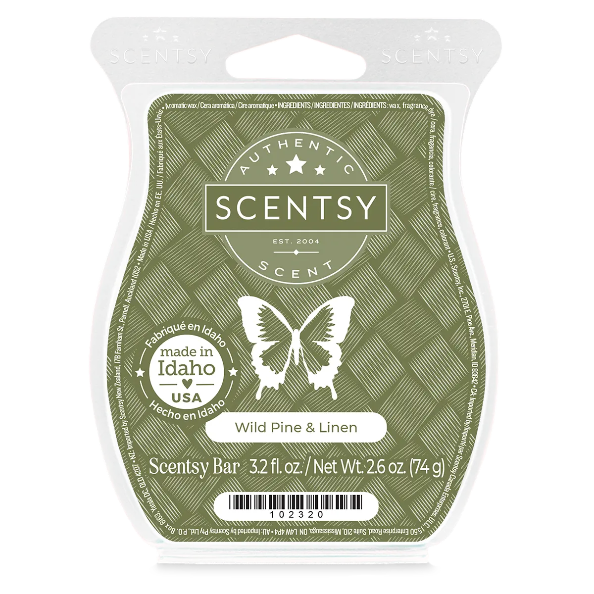Wild Pine & Linen Scentsy Bar