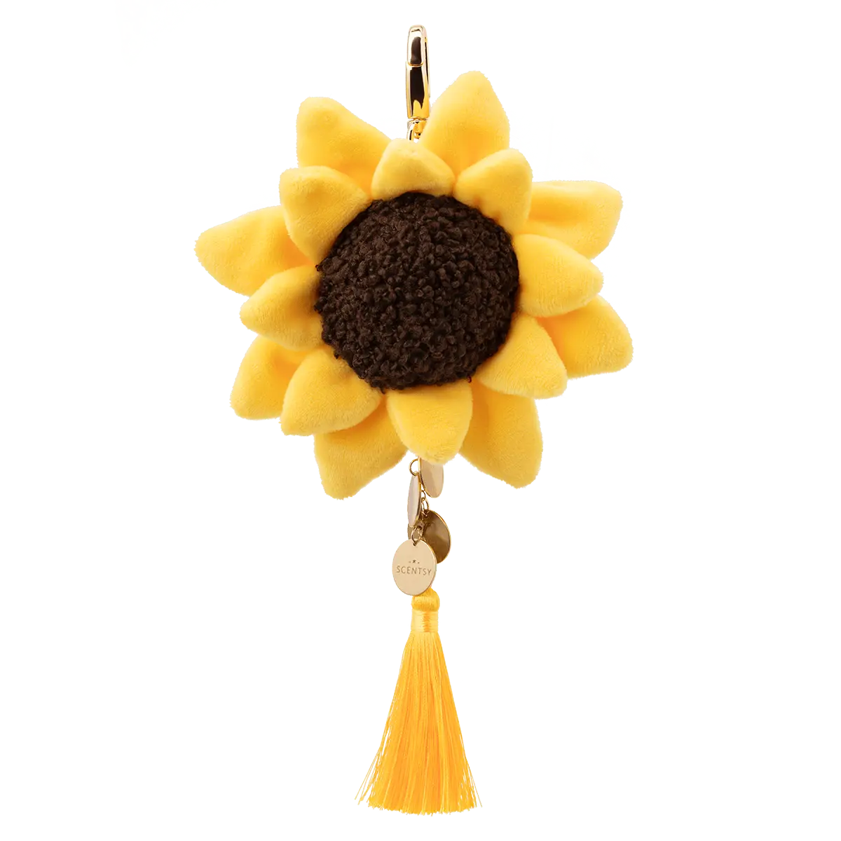 Yellow Sunflower Scentsy Charm Clip
