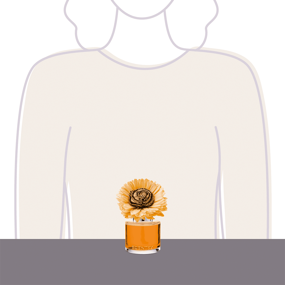 Spiced Pecan Crème – Stunning Sunflower Fragrance Flower - Image 4