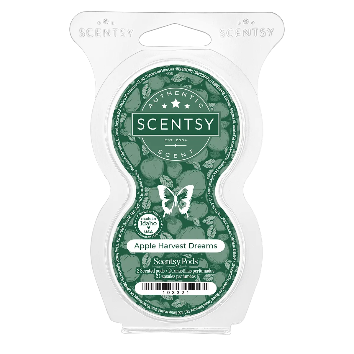 Apple Harvest Dreams Scentsy Pod Twin Pack