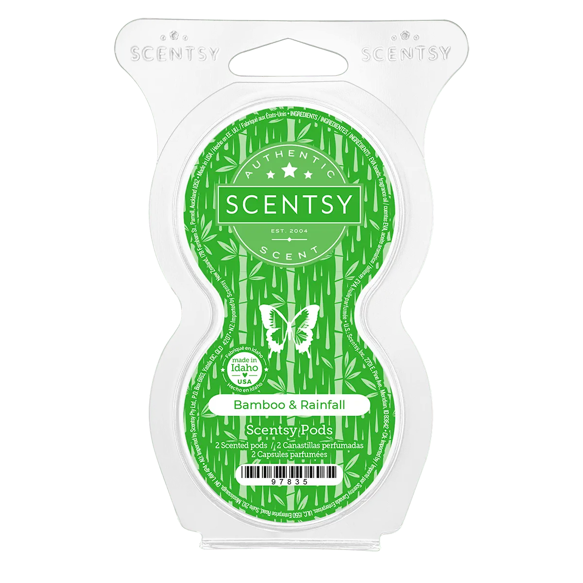 Bamboo & Rainfall Scentsy Pod Twin Pack