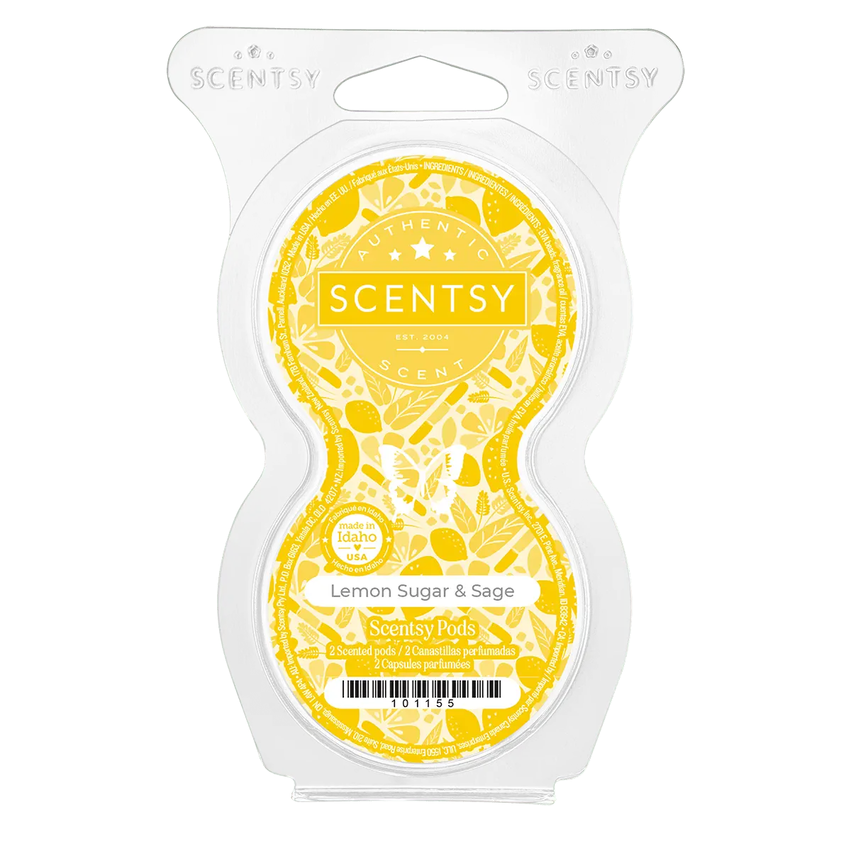 Lemon Sugar & Sage Scentsy Pod Twin Pack