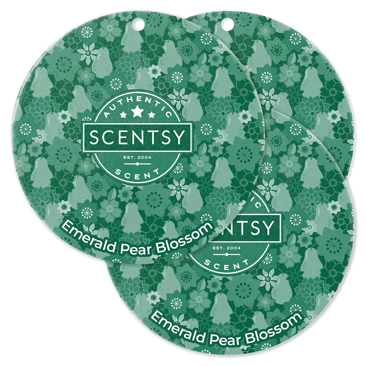 Emerald Pear Blossom Scent Circle 3-Pack